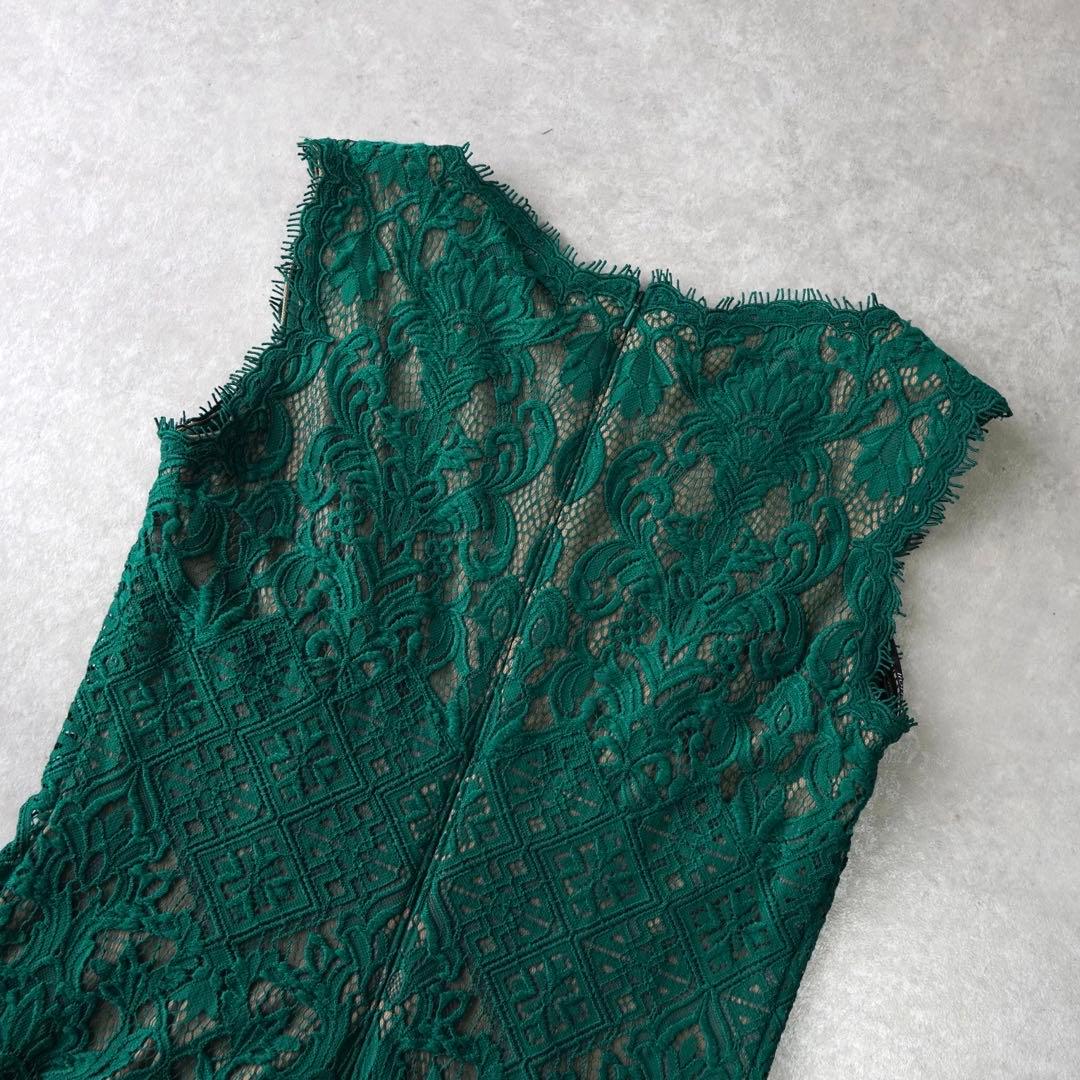 金*卵様 美品 TADASHI SHOJI タダシ ショウジ ノースリーブ ワン