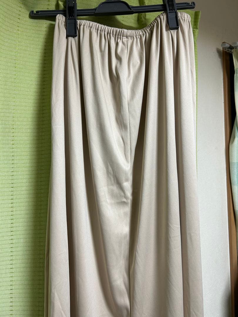 スカート LAYERED LACE PLEATS SKIRT