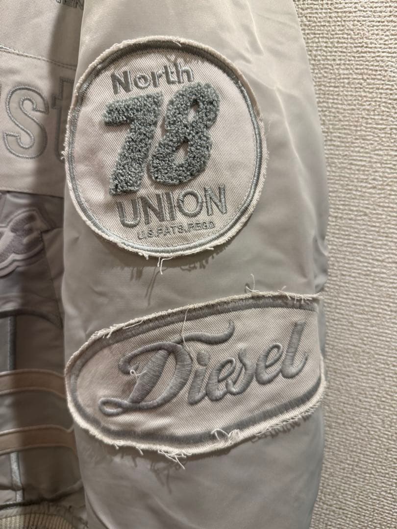 ぴ*お様 Diesel ディーゼル ジャケット J-BULC-PATCH 白　S