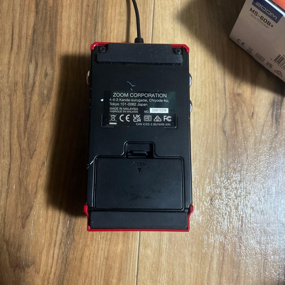 【最終値下げ！】ZOOM ms-60b+ ベース マルチエフェクター