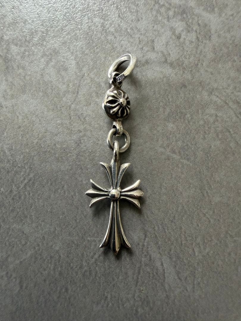 CHROME HEARTS ワンボール タイニークロス　16インチロールチェーン