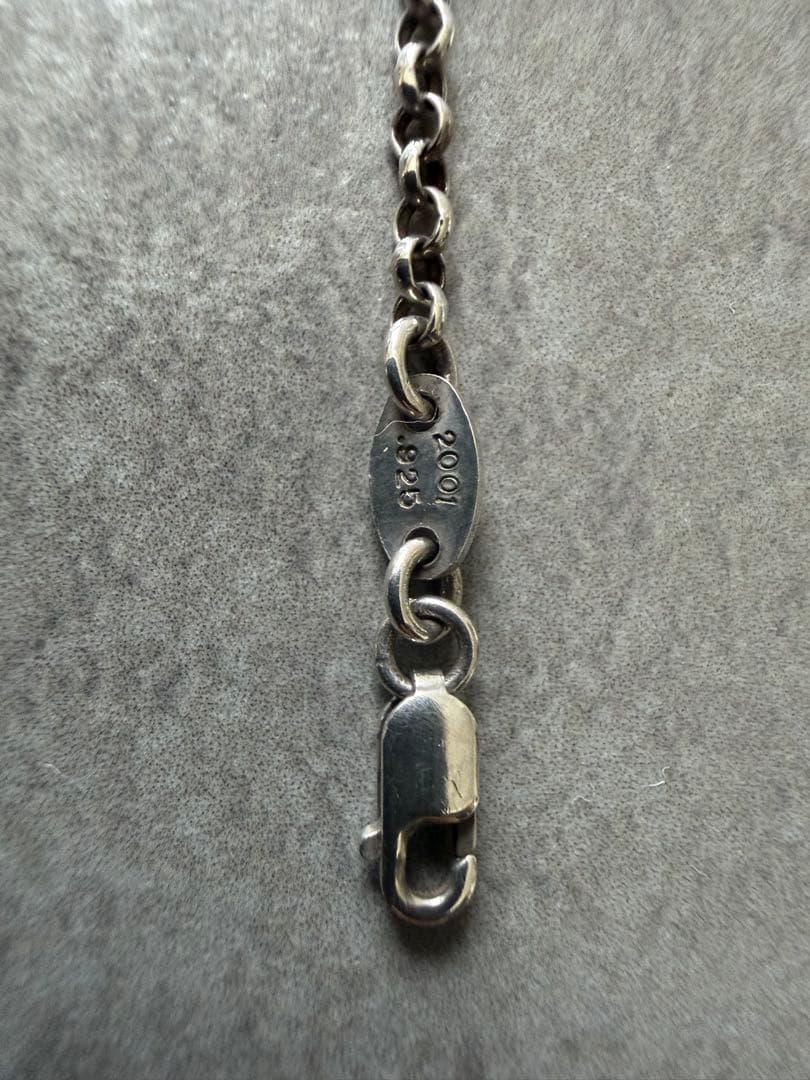 CHROME HEARTS ワンボール タイニークロス　16インチロールチェーン