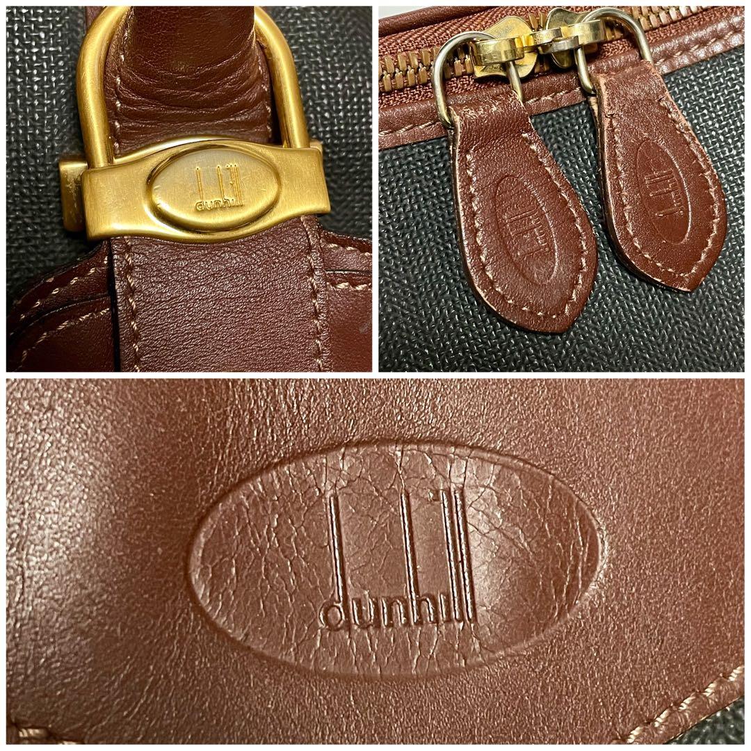 ✨大容量✨dunhill ダンヒル ボストンバッグ ショルダー付 旅行 出張