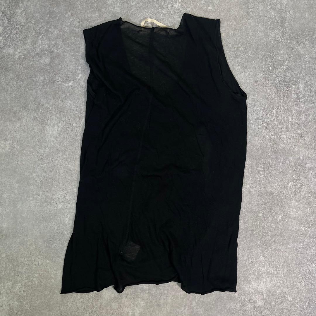 Rick Owens アーカイブ　ノースリーブ　カットソー【40】
