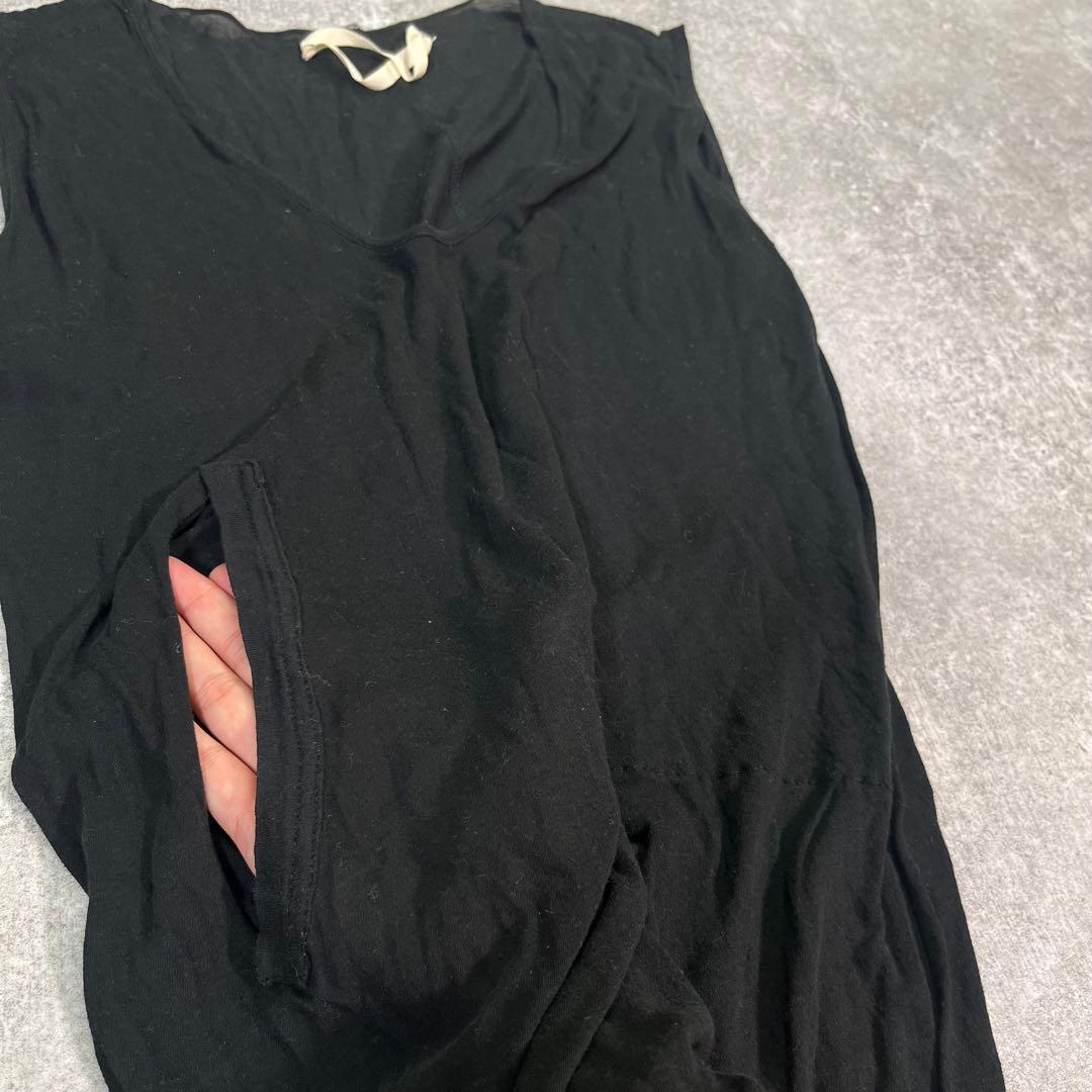 Rick Owens アーカイブ　ノースリーブ　カットソー【40】