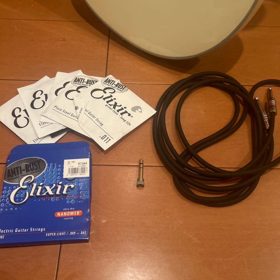 Photo Genic エレキギター 白 クリームハムバッカー搭載