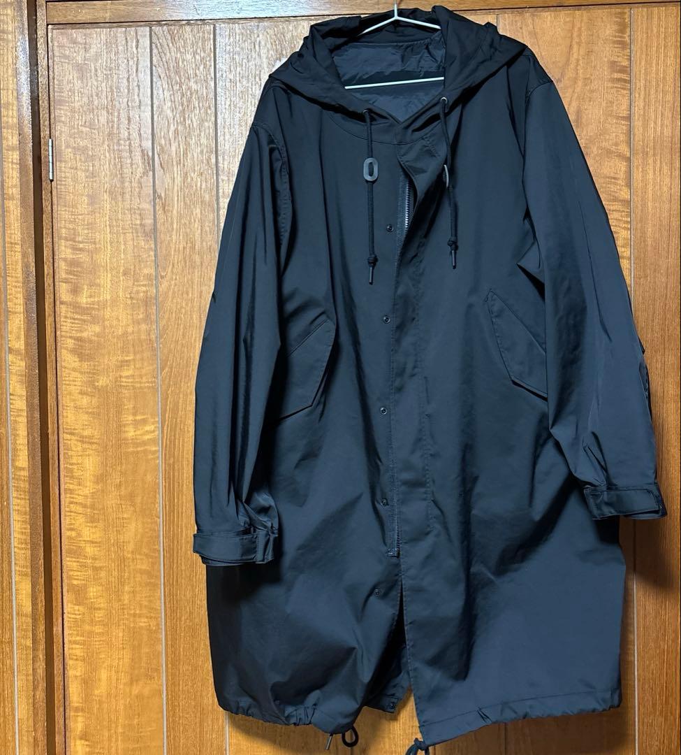 MUJI LABO ムジラボ ライナー付きモッズコート　L 黒