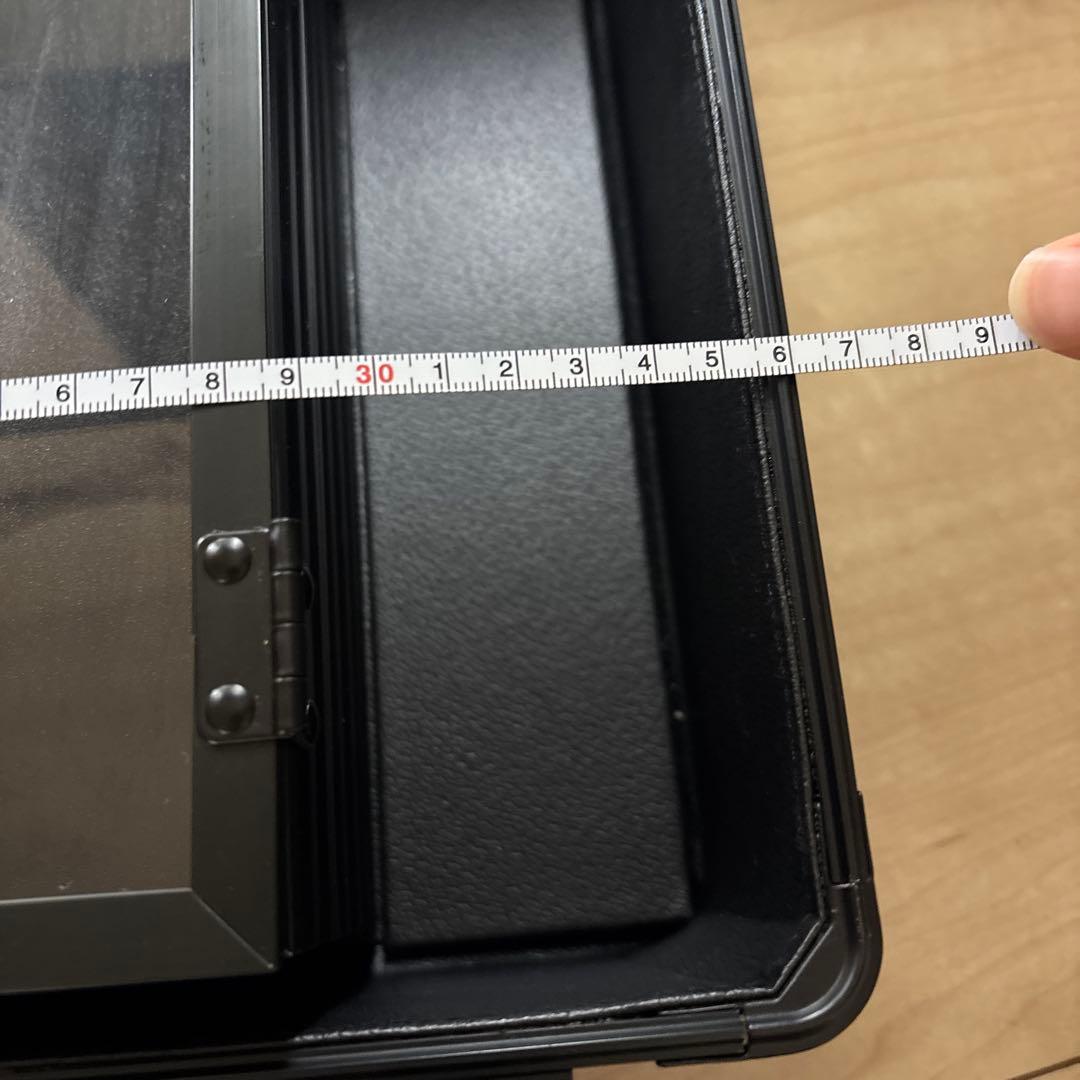 LEDミラー付きメイクボックス ブラック
