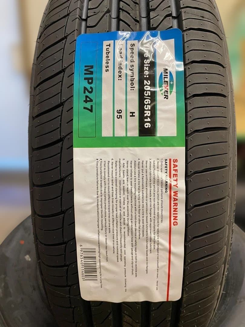 新品未使用　バリ山　205/65R16　2024年　MILEVER　2本セット①