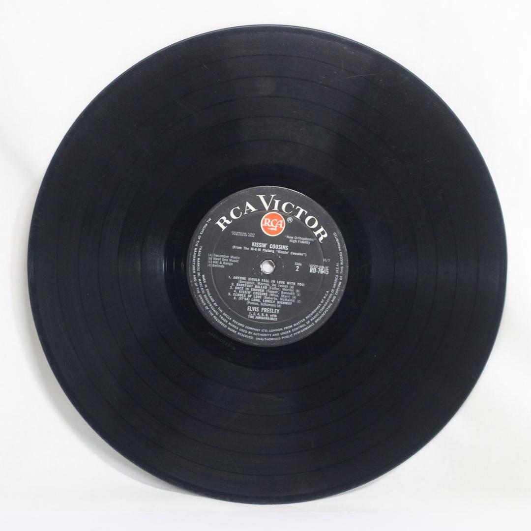 英LP Elvis Presley Kissin' Cousins Mono深溝
