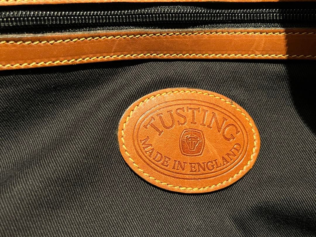 Tusting レザー ボストンバッグ