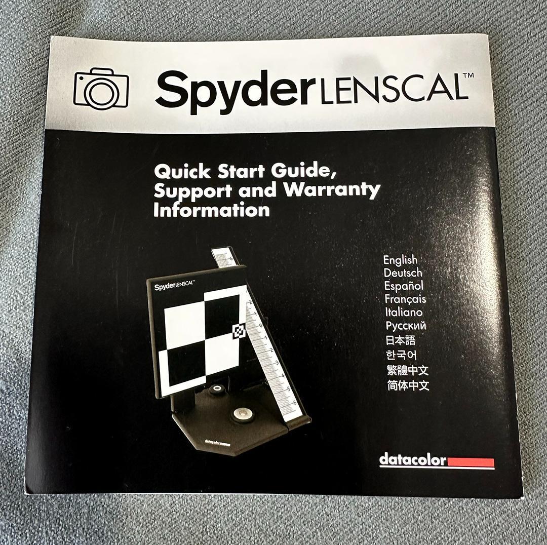 SpyderLensCal [オートフォーカス確認ツール]