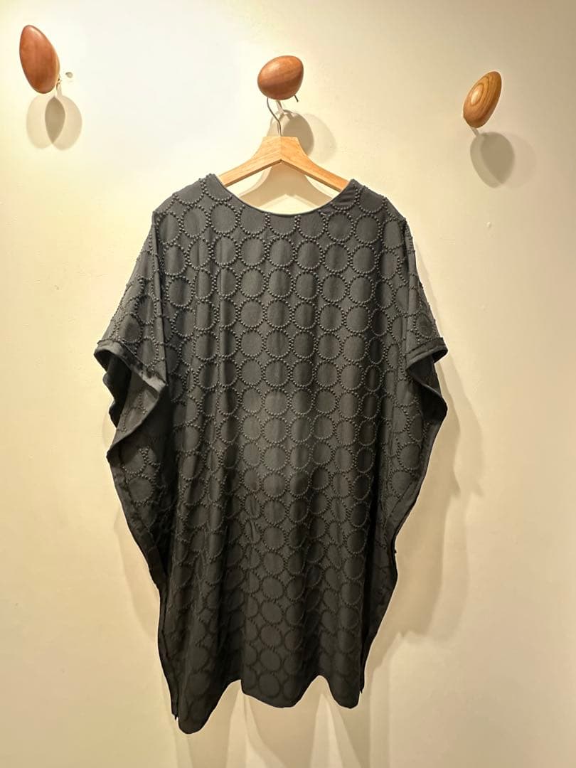 minä perhonen タンバリン　黒 半袖ワンピース　サイズ　38