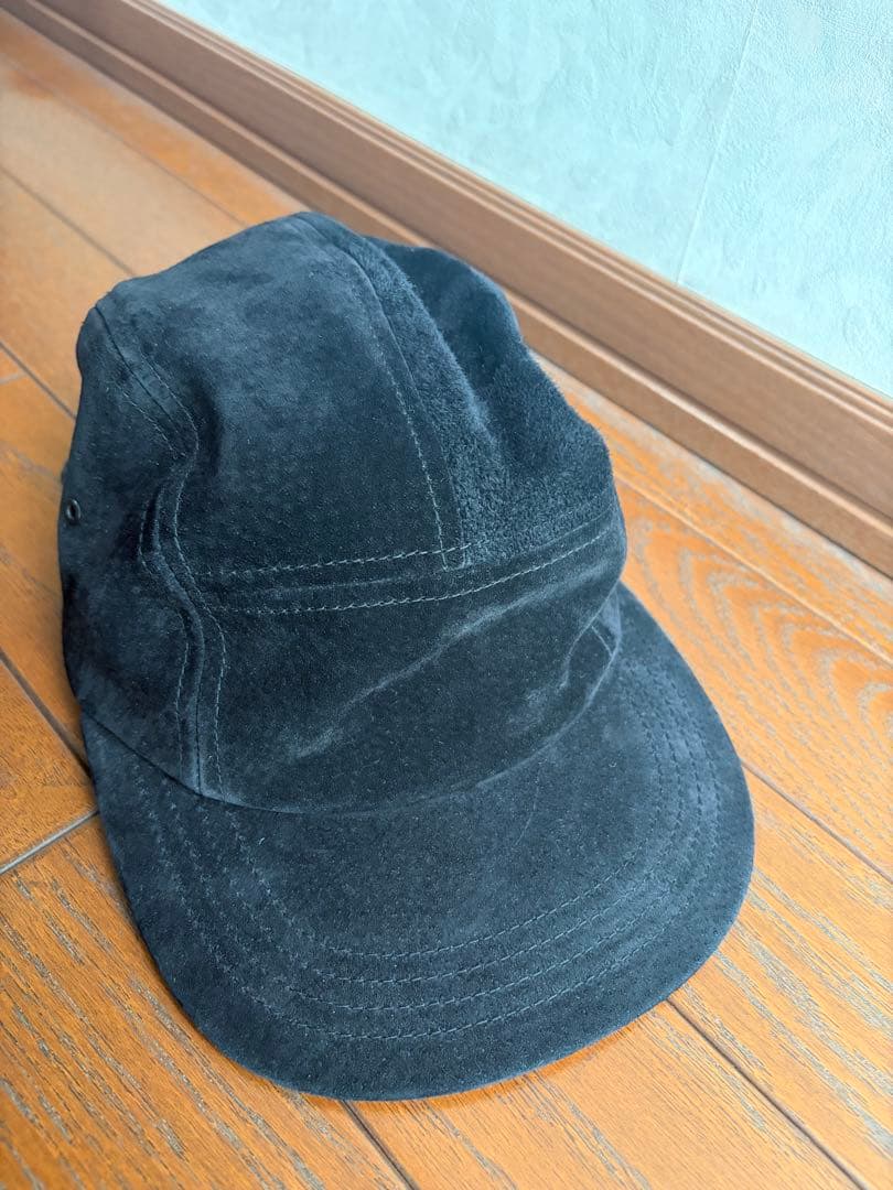 エンダースキーマ　ジェットキャップ　ブラック スエード　キャップ