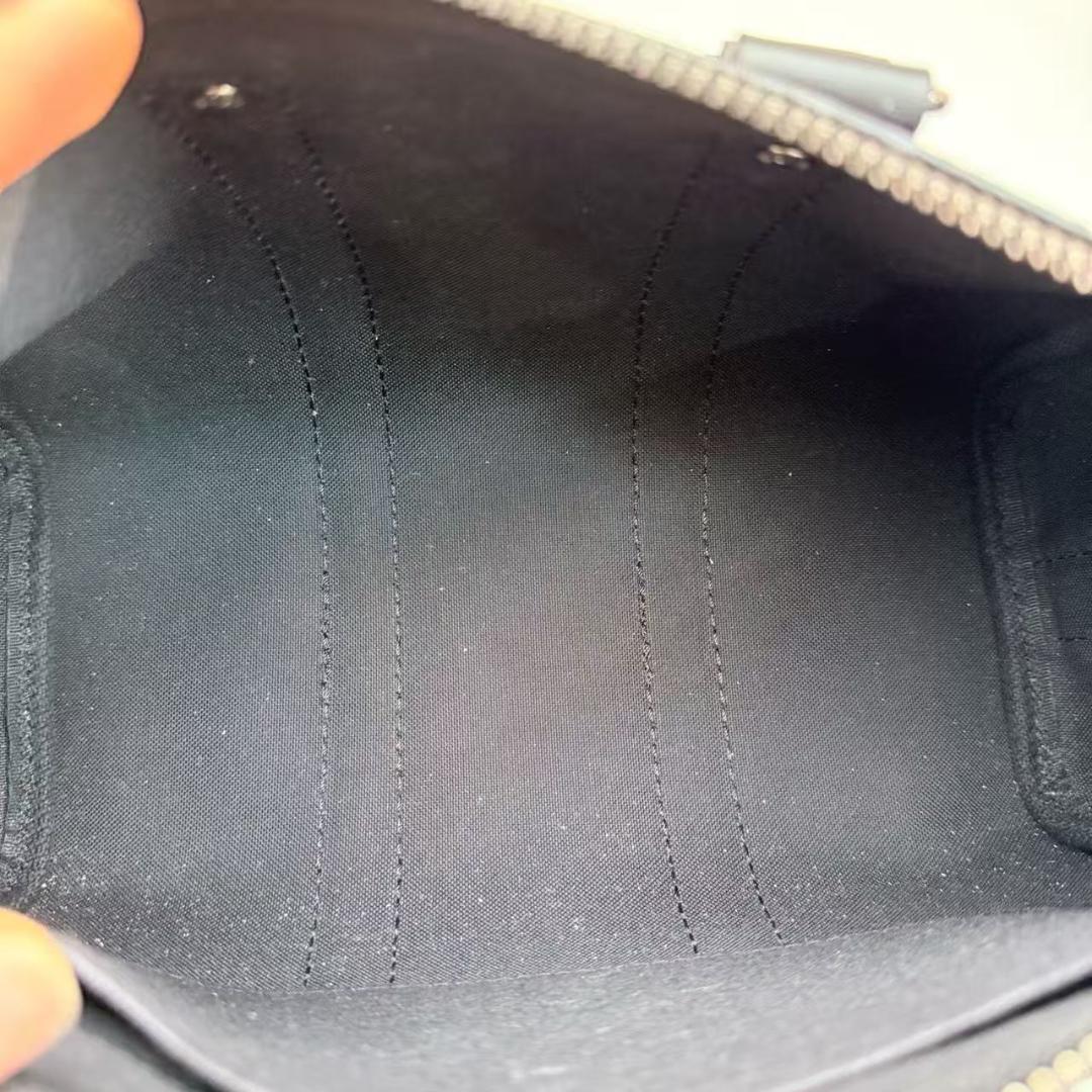 優良品Louis ⭐️Vuitton グレー ボストンバッグ~~