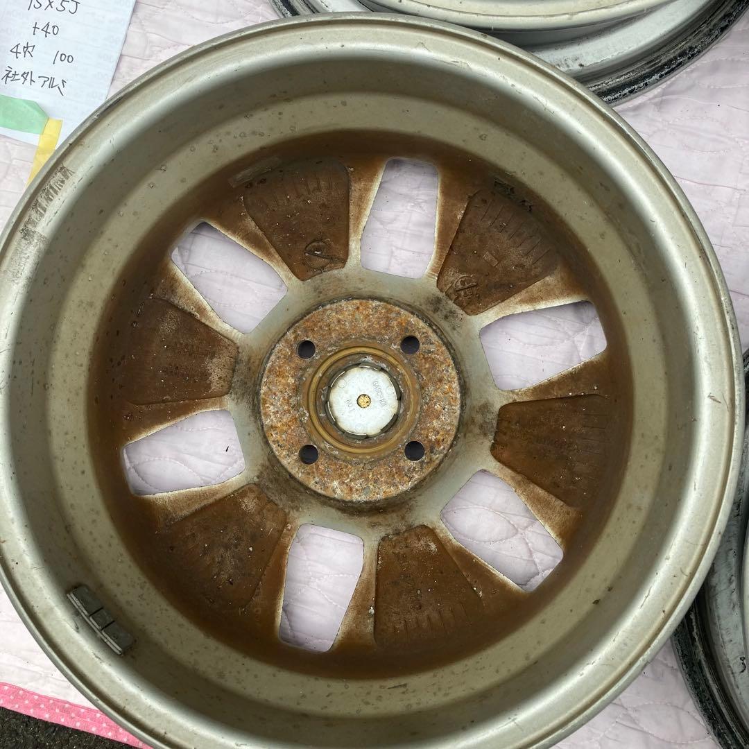 EXCHANGE MEISTER 15インチ 社外ホイール 4穴 ytc-13