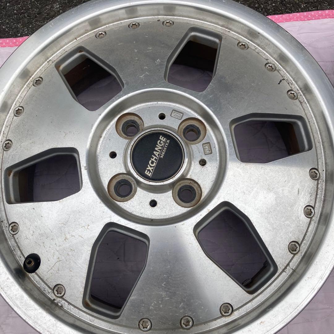 EXCHANGE MEISTER 15インチ 社外ホイール 4穴 ytc-13