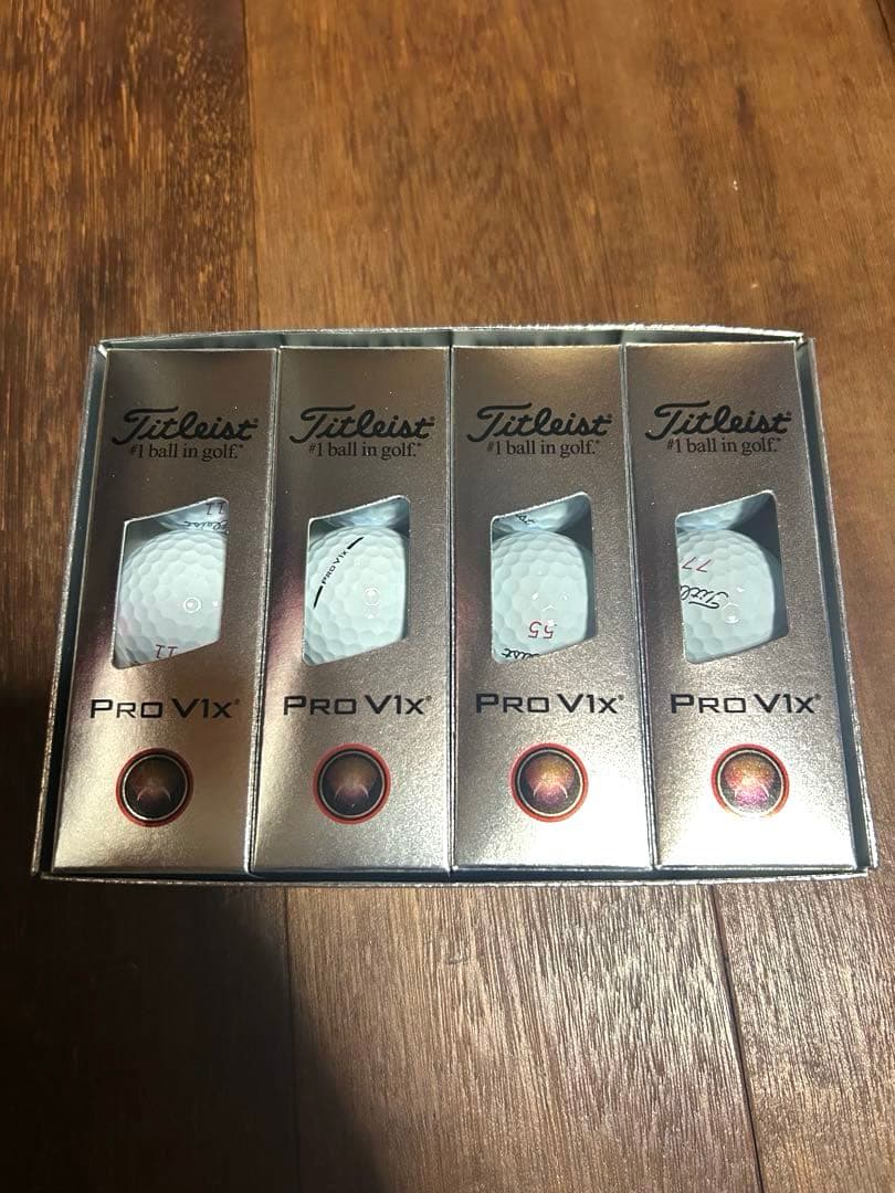 【新品未使用】Titelist タイトリストPROV1X ゴルフボール