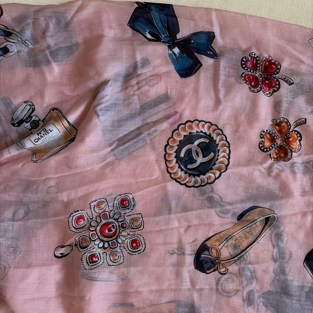 CHANEL シャネル　カシミアシルク　ストール