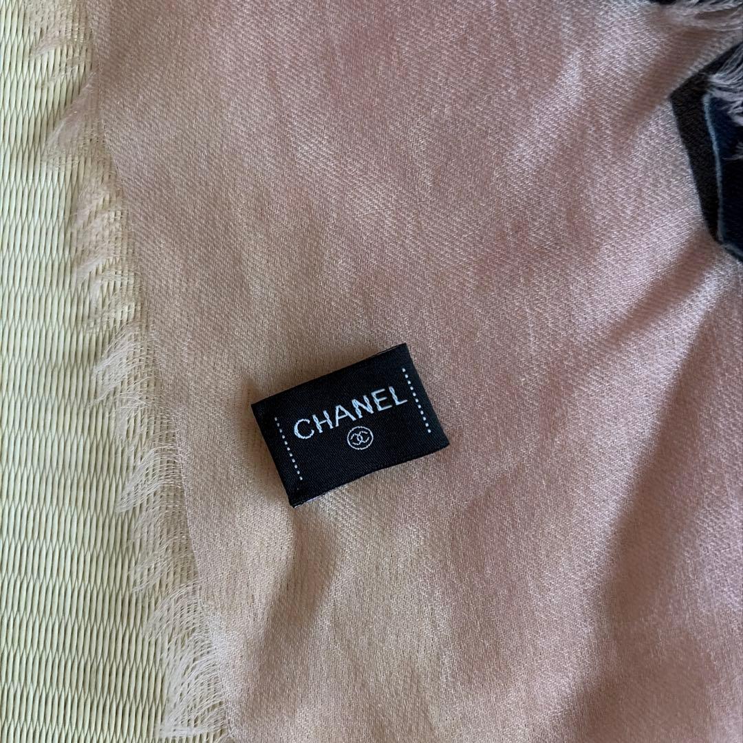 CHANEL シャネル　カシミアシルク　ストール