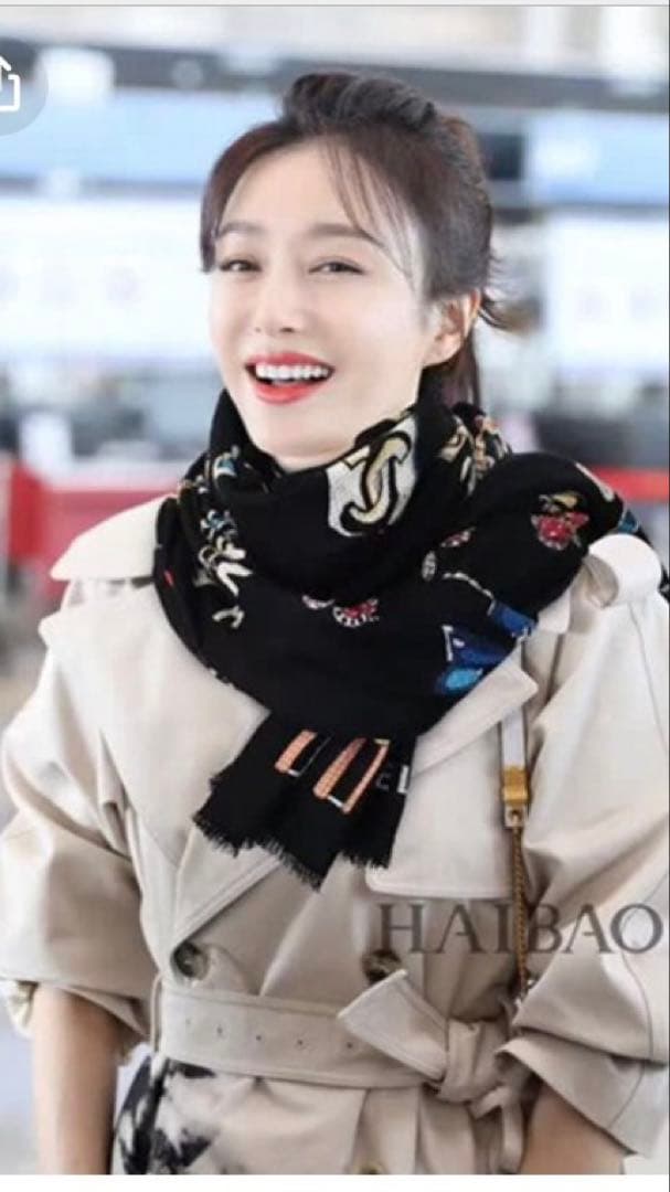 CHANEL シャネル　カシミアシルク　ストール