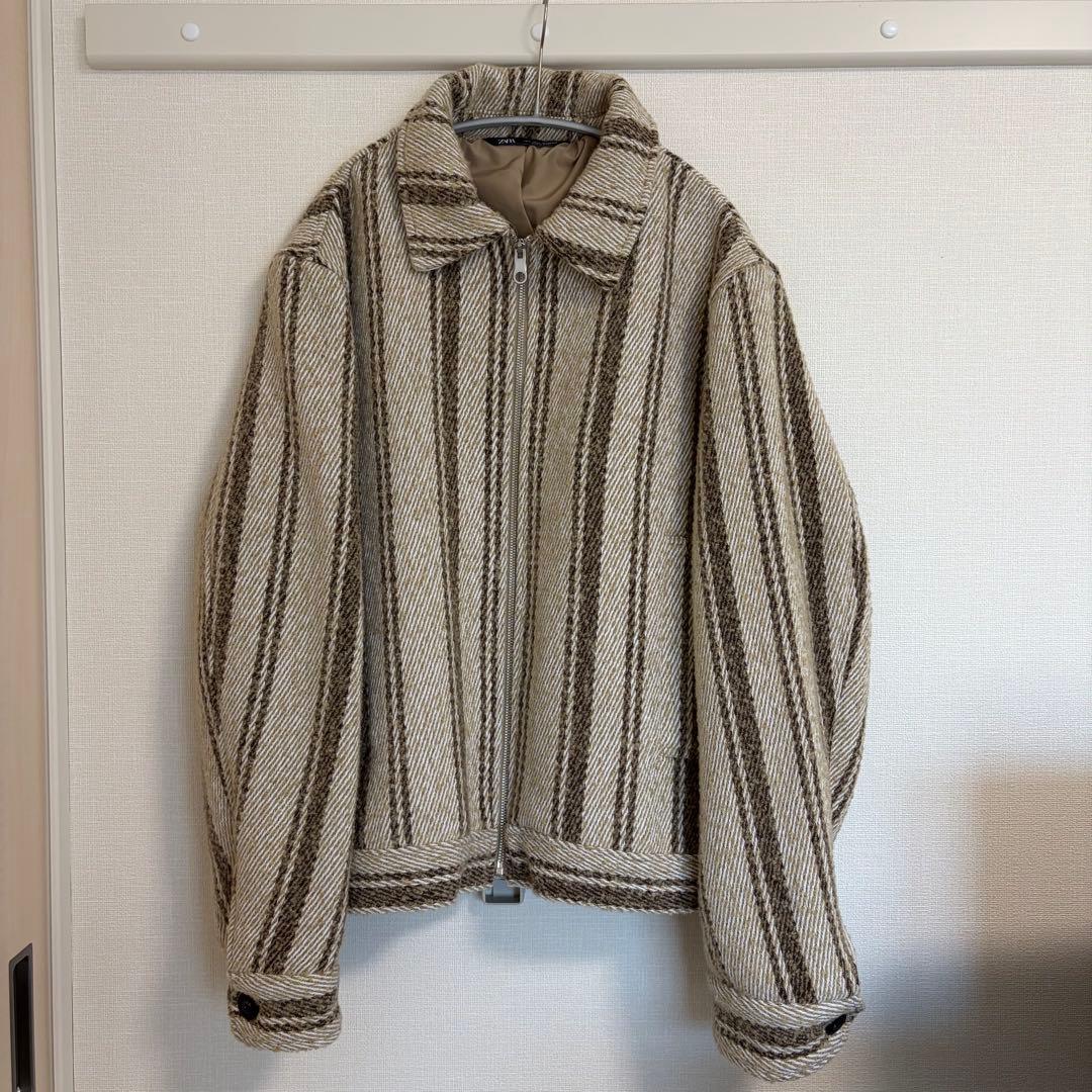 【即完売品】ZARA ストライプジャケット