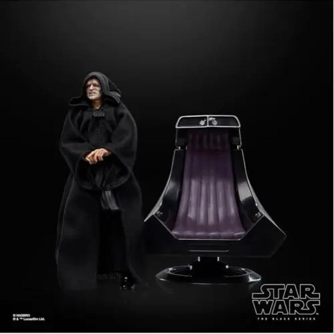 ハズブロ スターウォーズ ブラックシリーズ パルパティーン皇帝&玉座セット