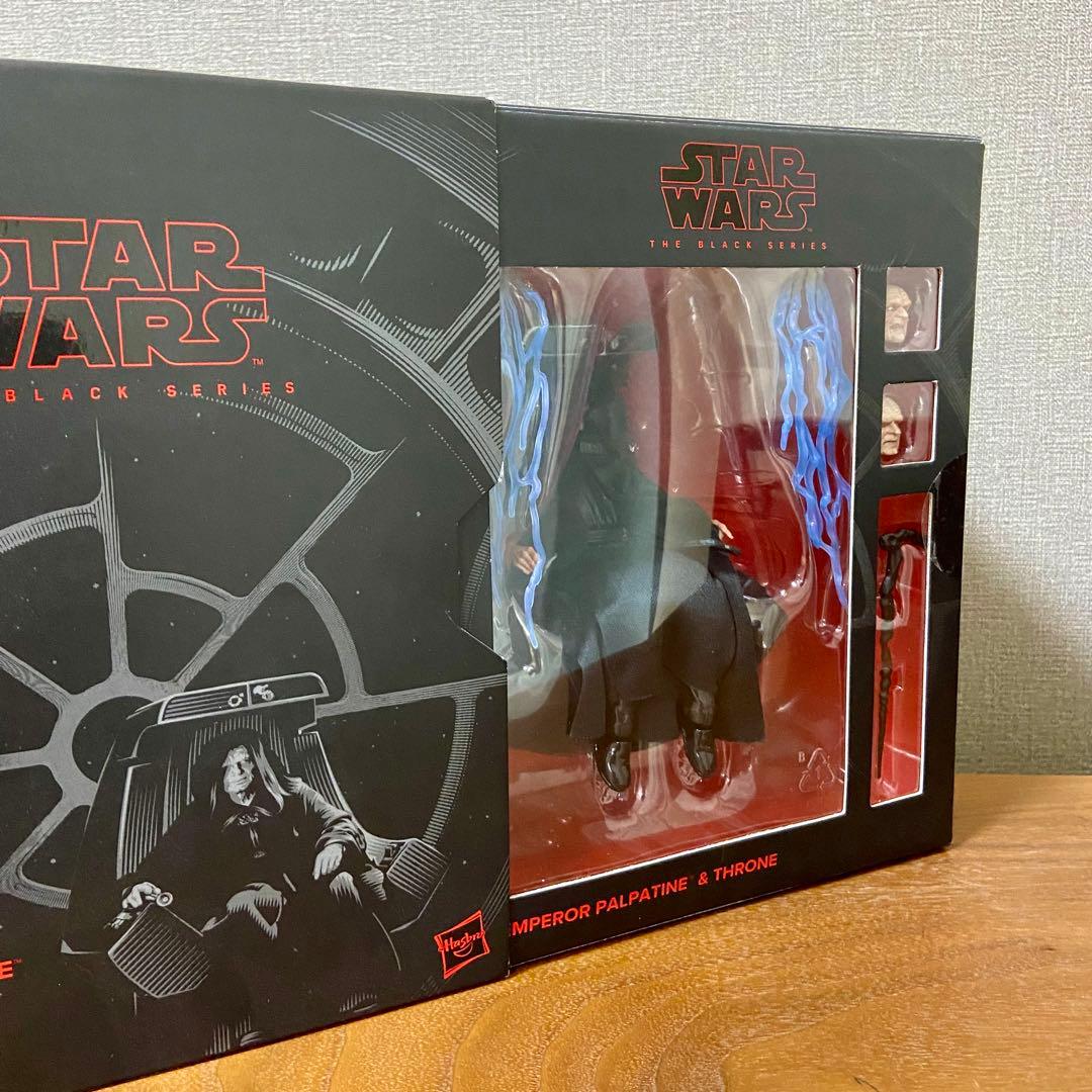 ハズブロ スターウォーズ ブラックシリーズ パルパティーン皇帝&玉座セット