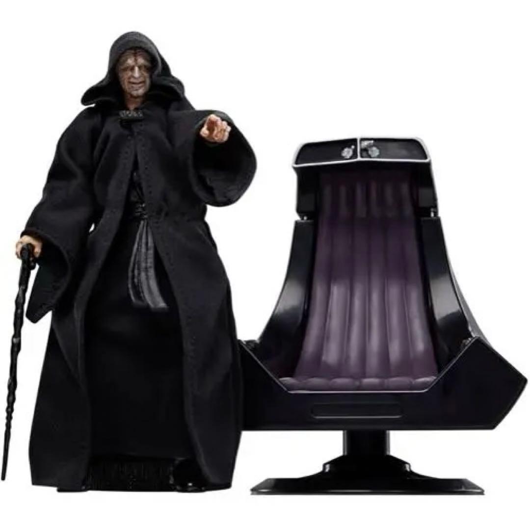 ハズブロ スターウォーズ ブラックシリーズ パルパティーン皇帝&玉座セット