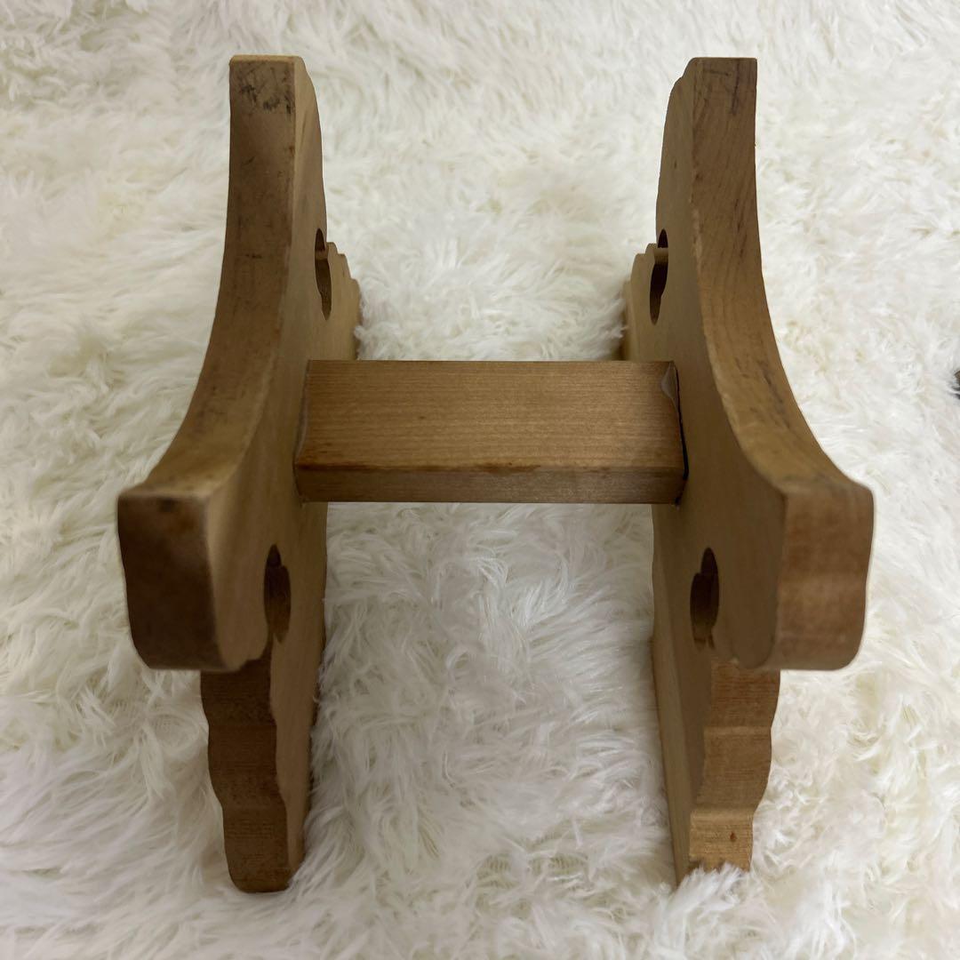 【良品】飾り太鼓　和太鼓 バチ付き　台座付き　直径約16cm