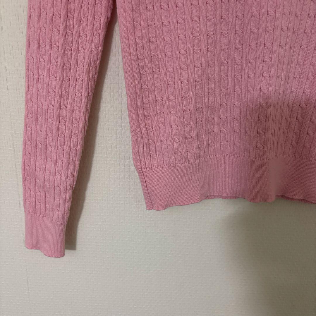 POLO RALPH LAUREN ニットカーディガン　ピンク　サイズS