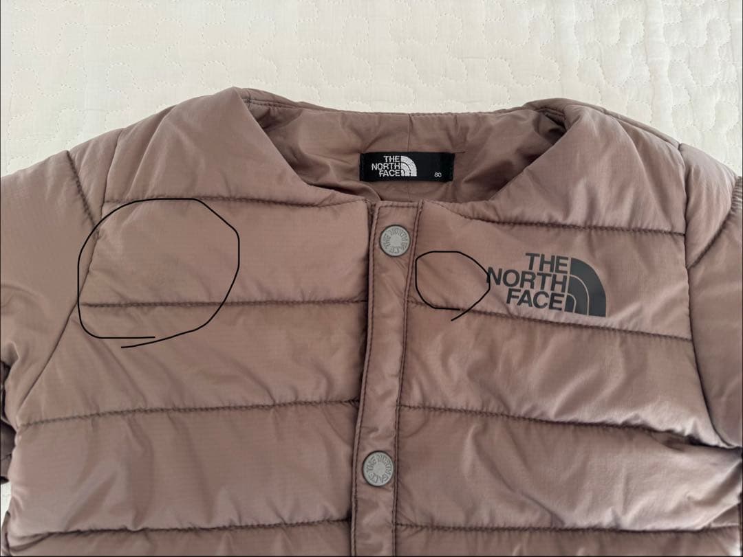 THE NORTH FACE マイクロゼファーカーディガン（べビー）　収納袋付