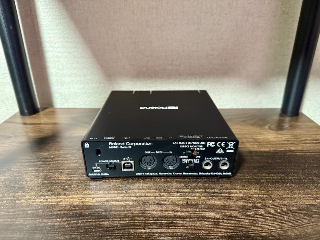 Roland Rubix 22 USBオーディオインターフェース【付属品完備】
