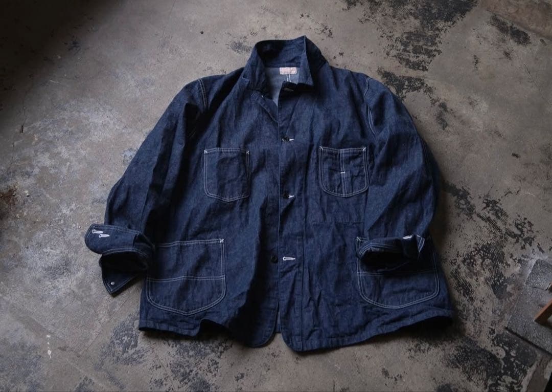 kooky zoo WW2 CHORE JACKET indigo 新品