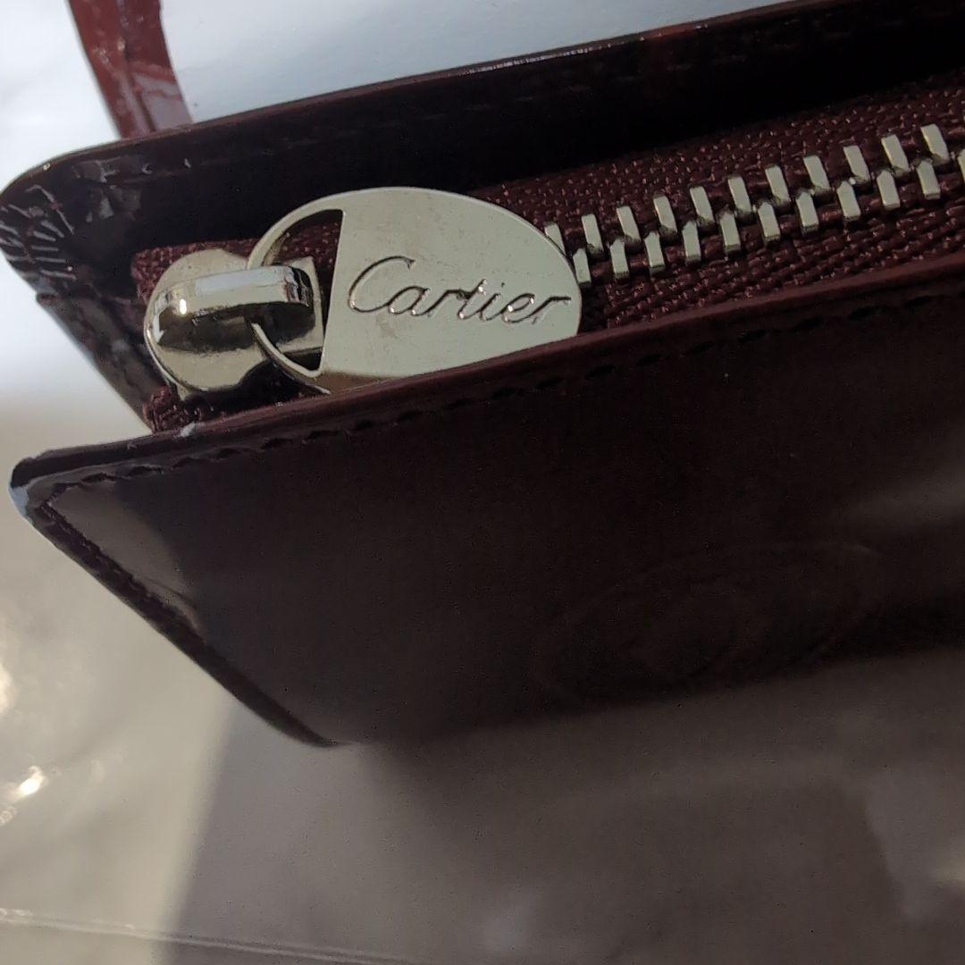 未使用訳あり品 Cartier カルティエ ハッピーバースデー 二つ折り財布