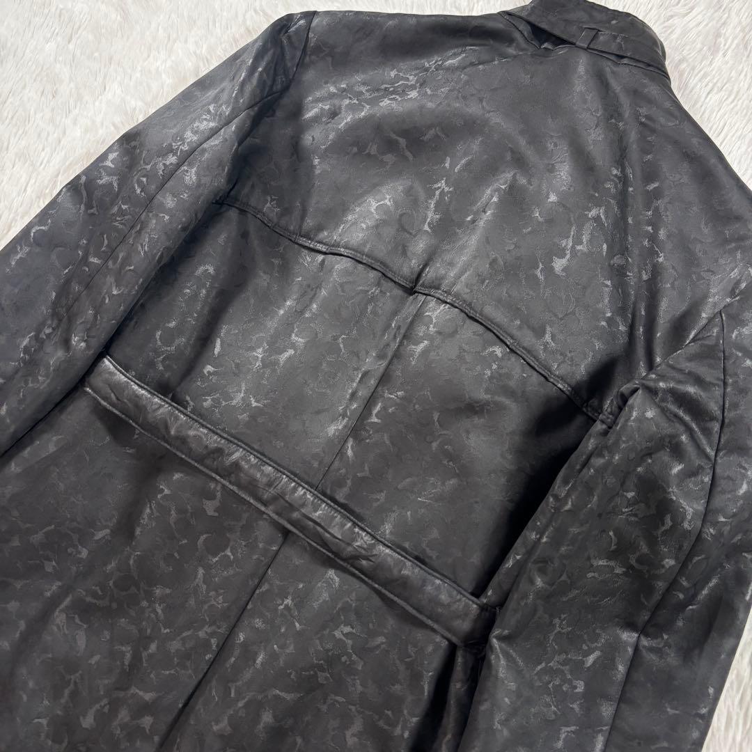 希少 ヴェルサーチジーンズクチュール ロングコート イタリア製 ゴールド金具