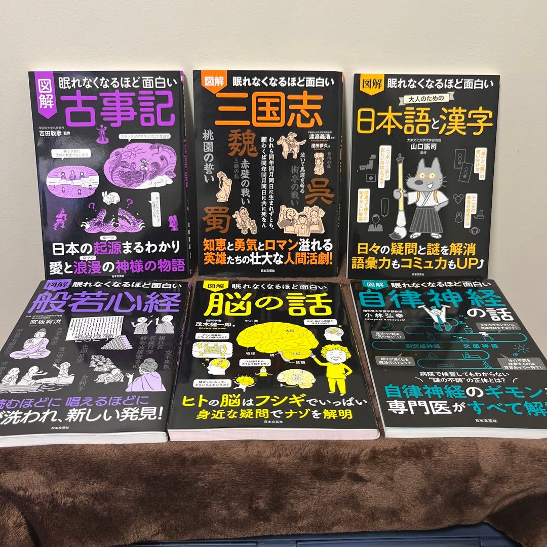 眠れなくなるほど面白いカラスの話　栄養素の話　数と数式の話　34冊