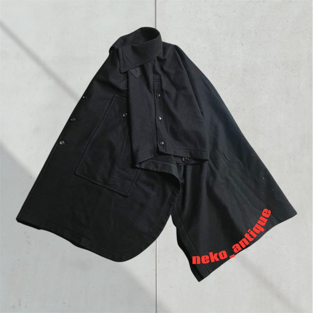 こ*ひ様 日本製 UJOH ウジョー Square Cloakロングコートケープ