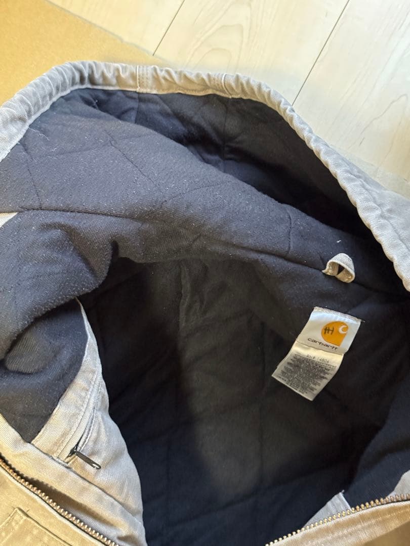 p*a様 Carhartt フード付きジャンパー グレー