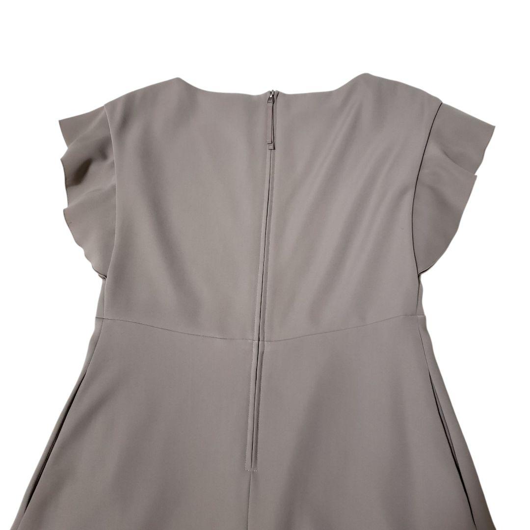 FOXEY New York フリルワンピース　プリーツ　Aライン　スリーブ袖