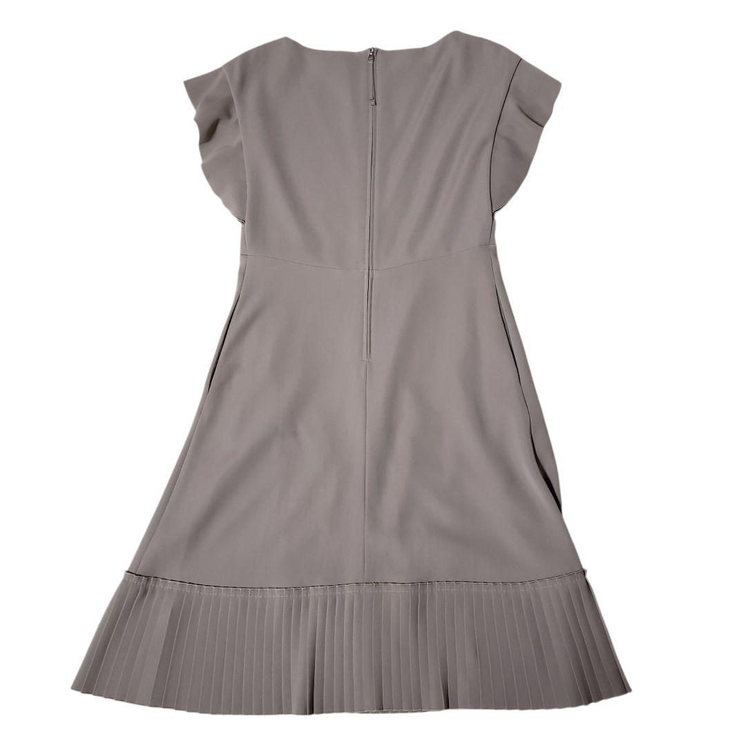 FOXEY New York フリルワンピース　プリーツ　Aライン　スリーブ袖