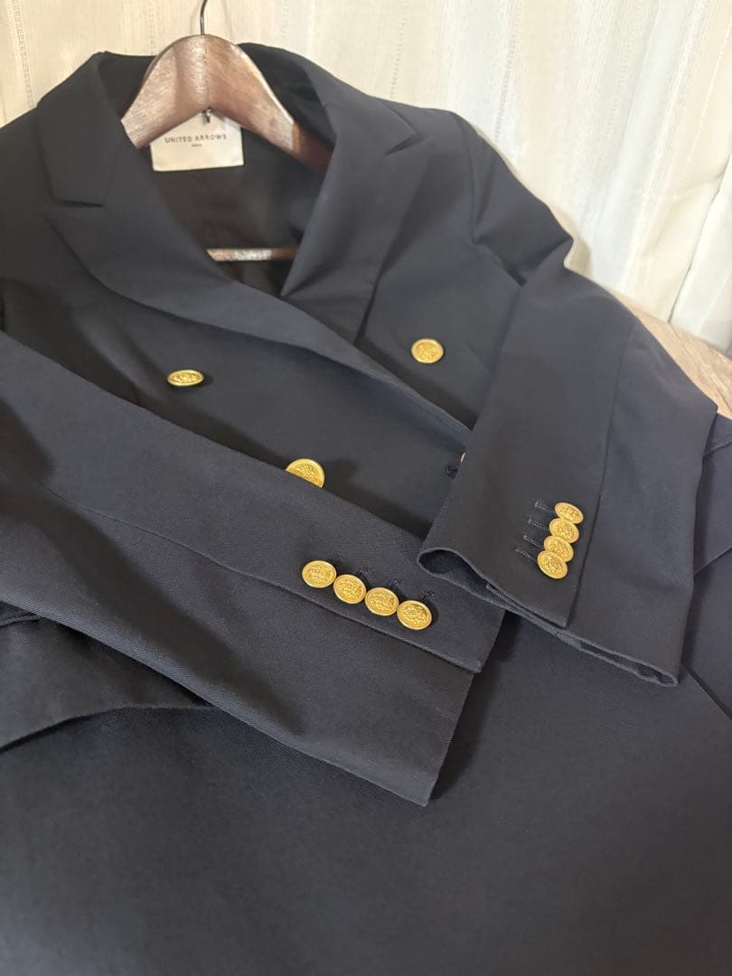 美品　UNITEDARROWS ❤️ テーラードジャケット　ネイビー　紺ブレ　38