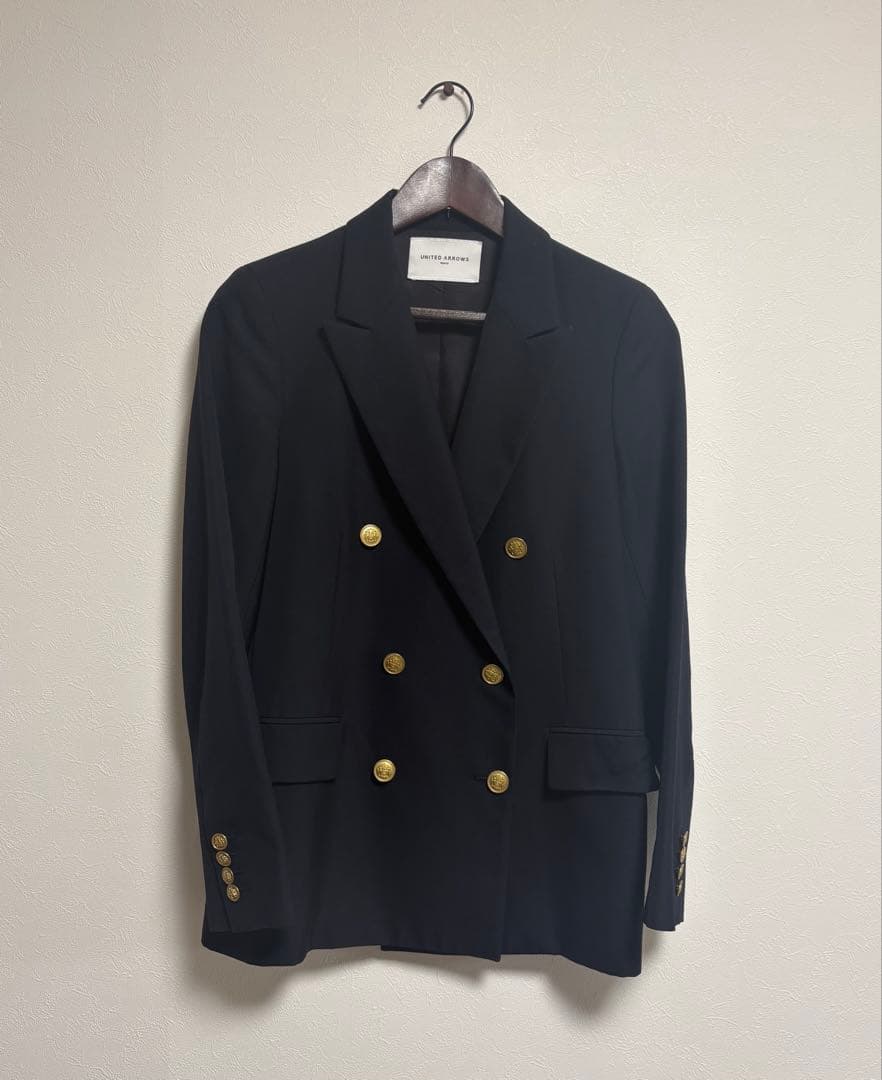 美品　UNITEDARROWS ❤️ テーラードジャケット　ネイビー　紺ブレ　38