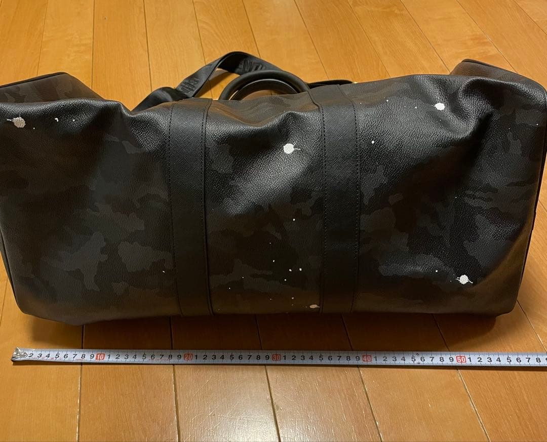 GENTIL BANDIT ブラックカモ　ボストンバッグ