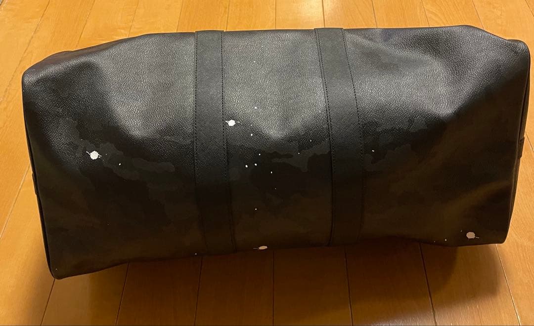 GENTIL BANDIT ブラックカモ　ボストンバッグ