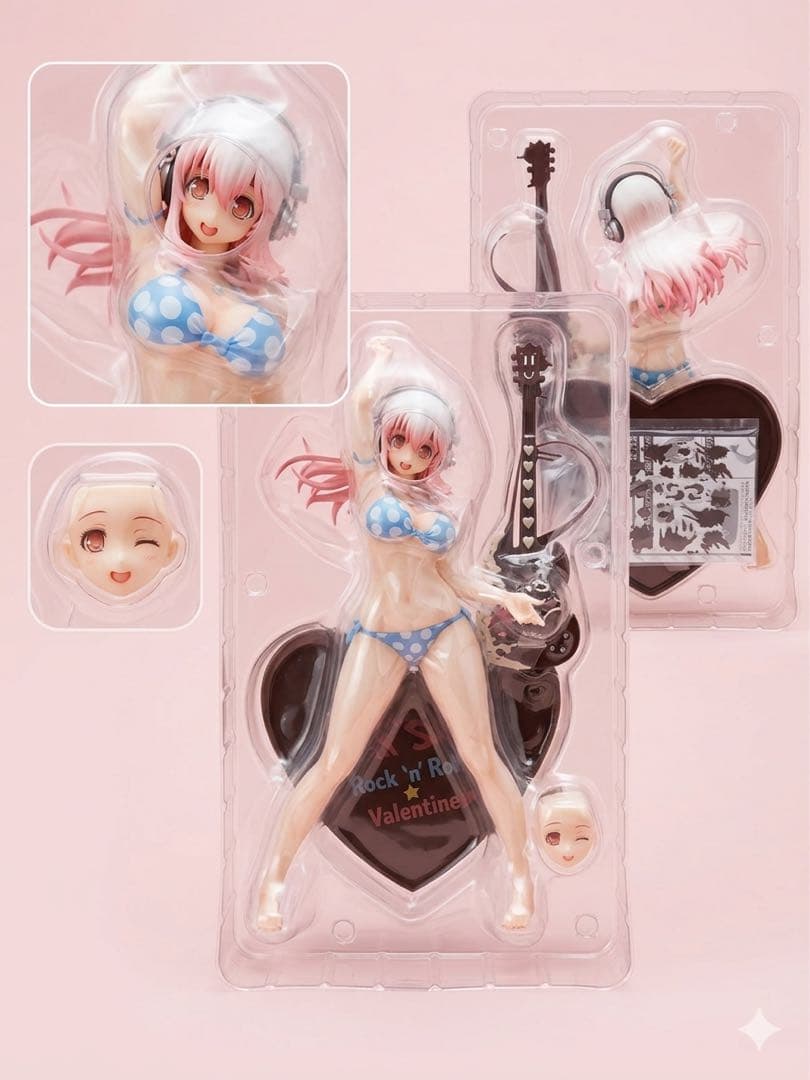 すーぱーそに子　フィギュア　ロックンロールバレンタイン　1/6スケール