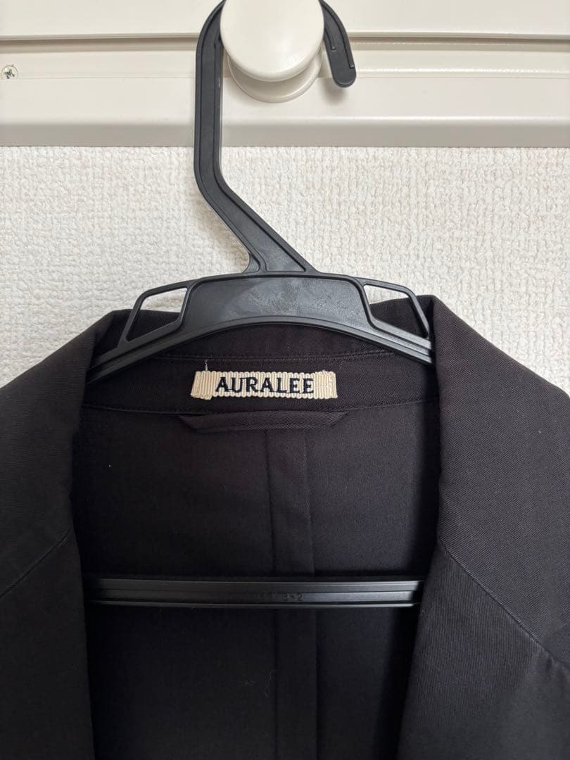 AURALEE ブラック テーラードジャケット