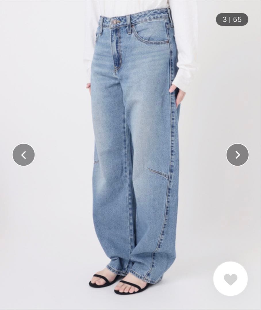 【ママ】LEVI'S BAGGY DAD BARREL：デニムパンツ