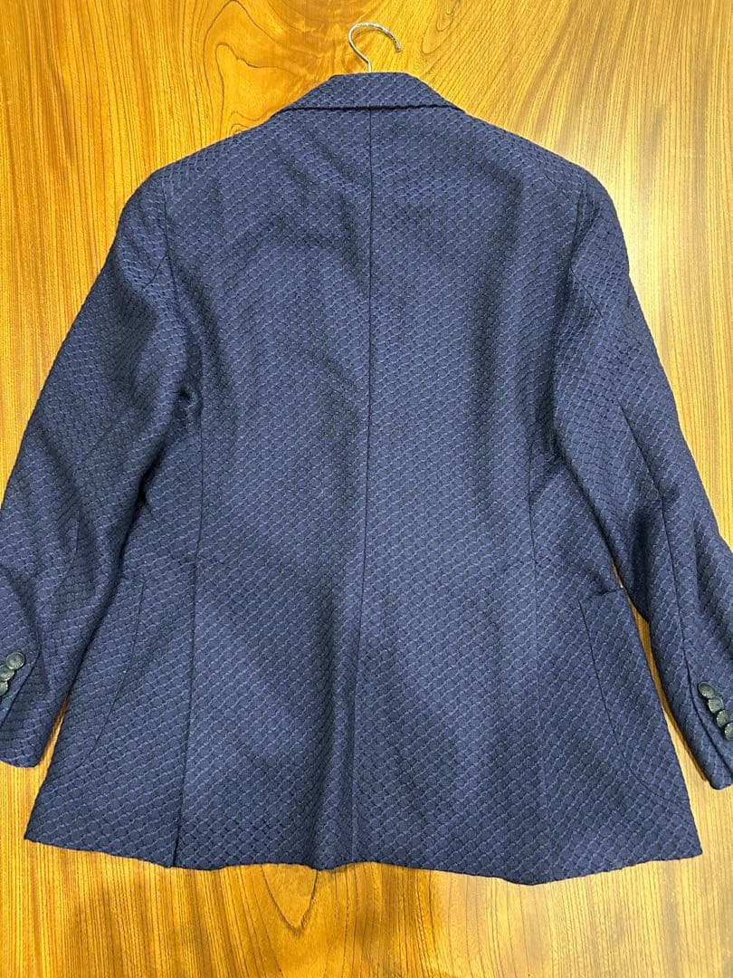 美品　タリアトーレ　ネイビー ニット　ジャケット