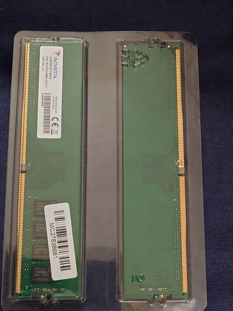 R*4様 ADATA 8GB×2枚 DDR4-2666Hz デスクトップ用メモリ